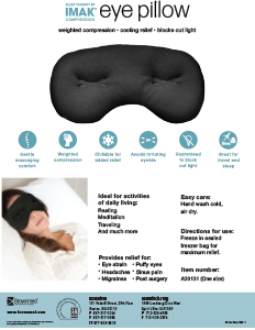 thumbnail of Sellsheet_IMAKCompression_EyePillow